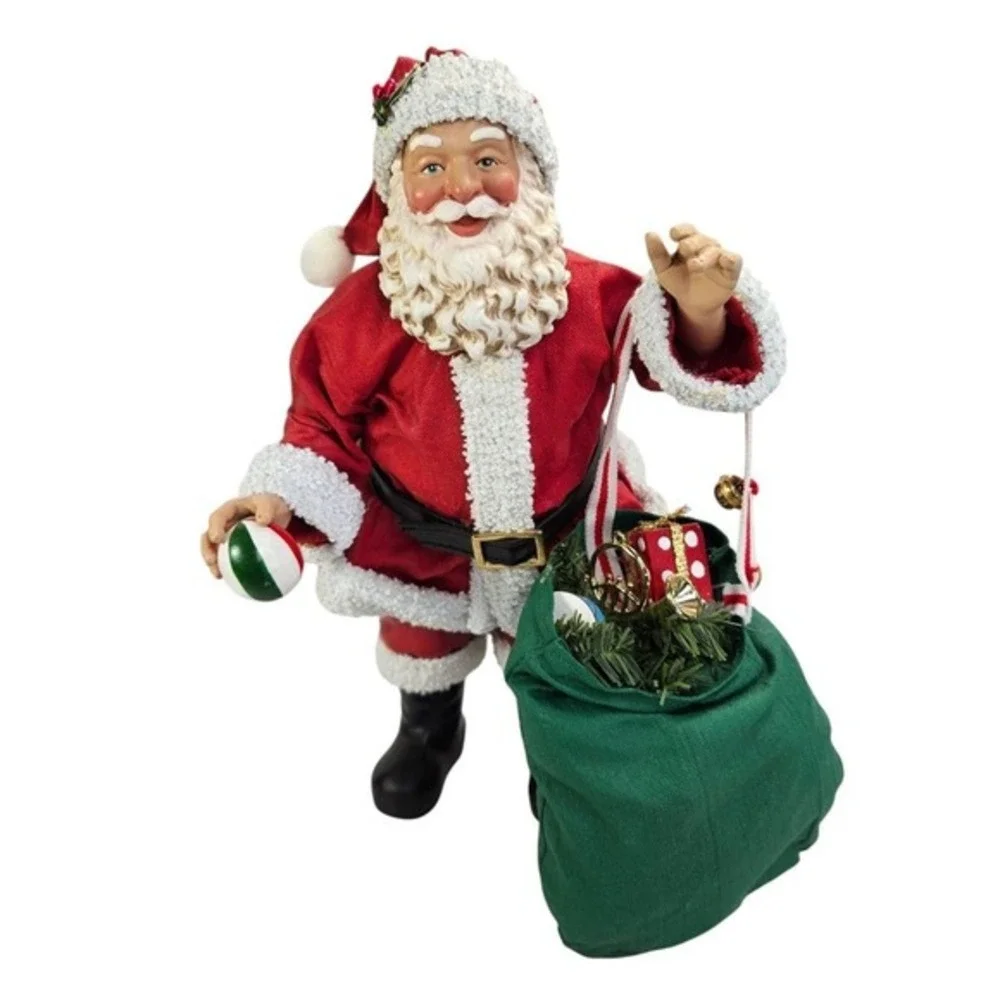 Possible Dreams Clothtique Santa Claus Full Pack Toys‎ Christmas Decor Vtg READ